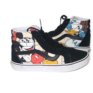 Vans x Disney sk8-hi Mickey Mouse high top sneakers size 9